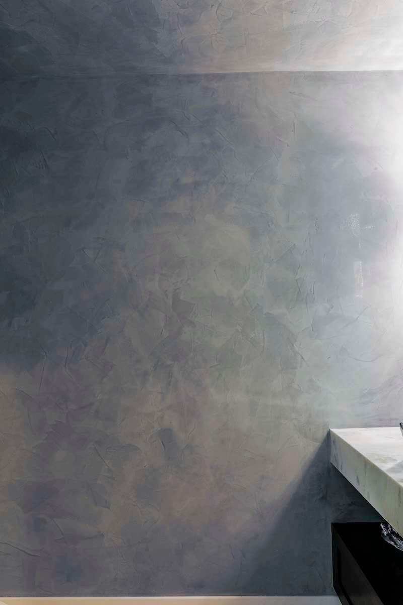 Venetian plaster detail with tonal movement