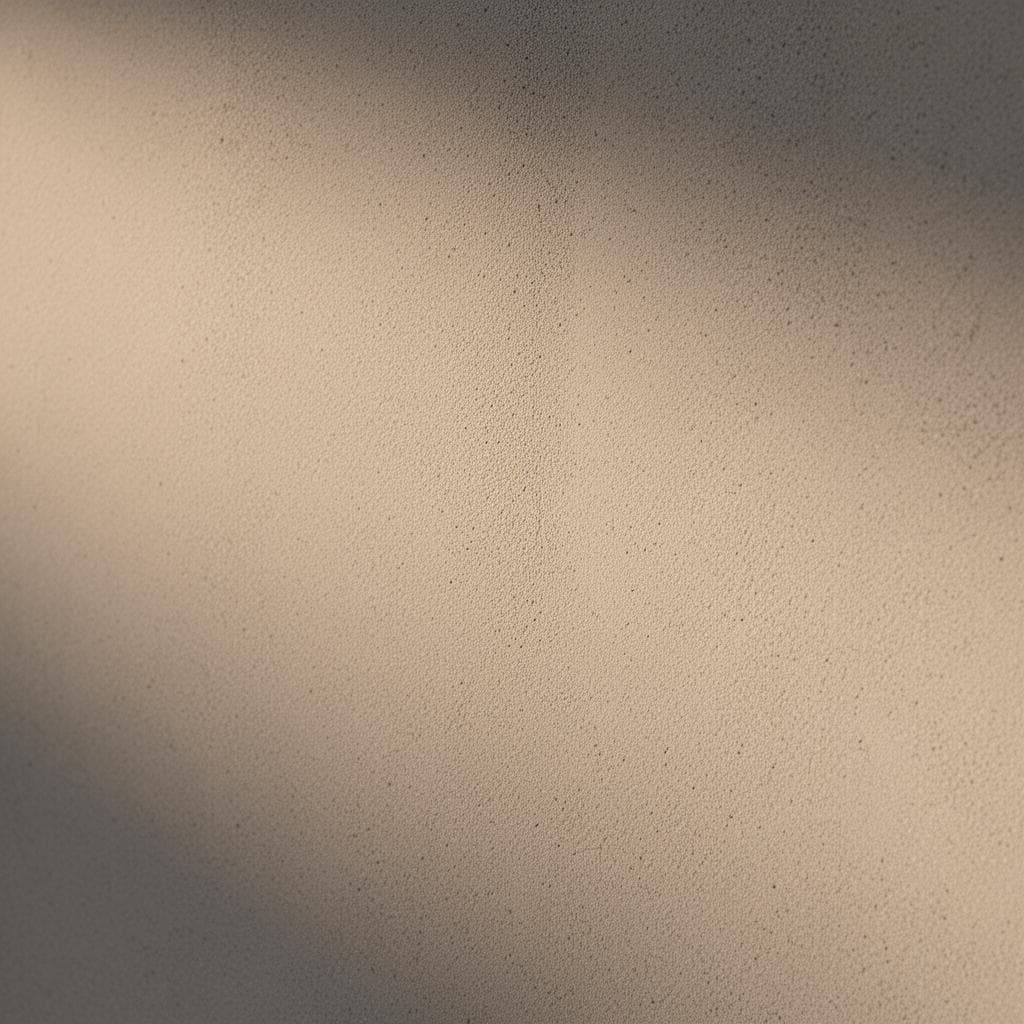 Close detail of hand-troweled surface texture